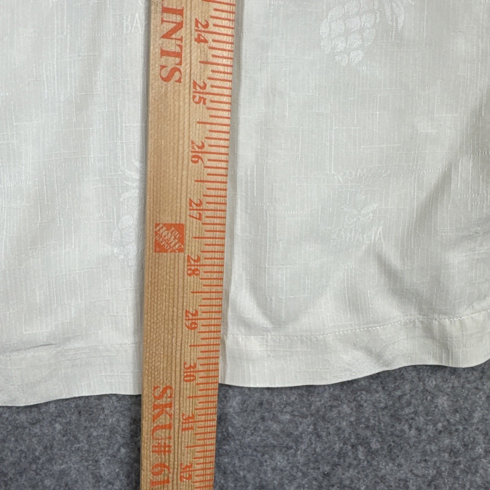Tommy Bahama Silk Camp Shirt Mens XL Cream PHD Pop Had Dough *READ - Picture 13 of 13